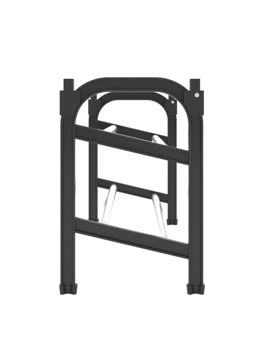 Izvelkams apavu plaukts ar 2 plauktiem, 119x24x37 cm