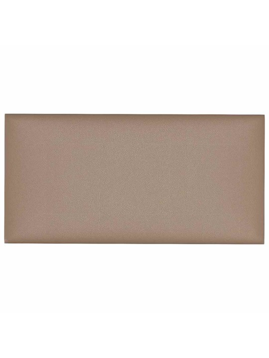 Sienas paneļi, 12 gab., 30x15 cm, mākslīgā āda, 0,54 m²