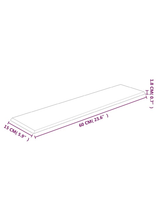 Sienas paneļi, 12 gab., krēmkrāsas, 60x15 cm, samts, 1,08 m²