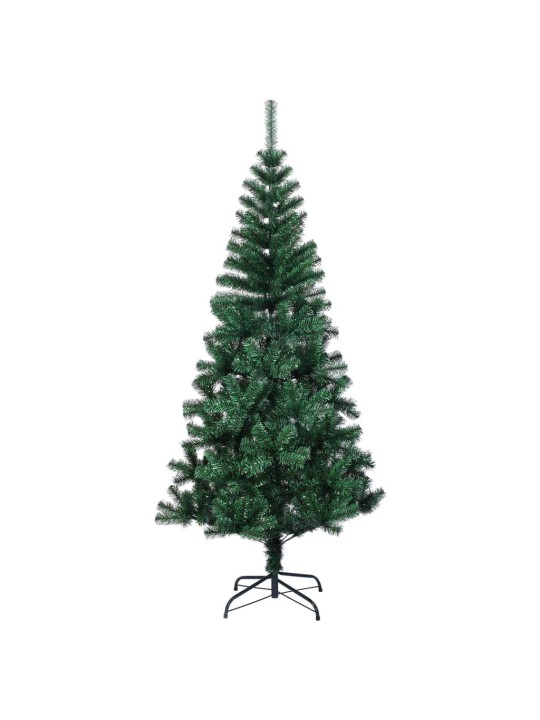 Mākslīgā ziemassvētku egle, zaigojoši zaru gali, zaļa, 210 cm