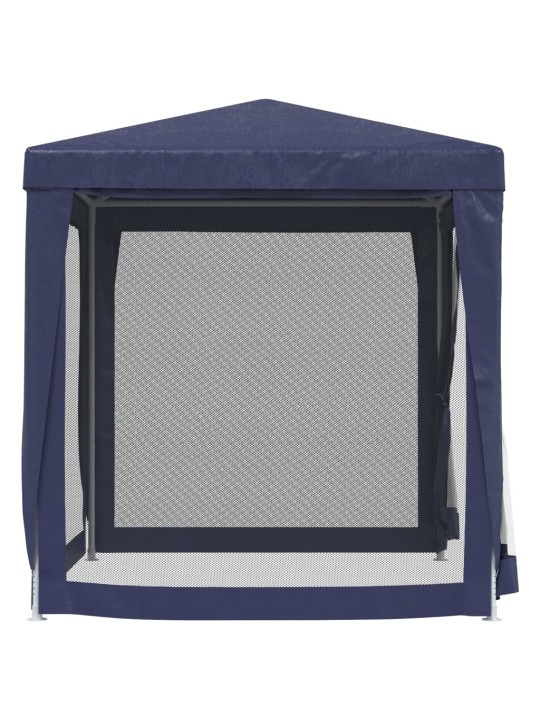 Svinību telts, ar 4 sieta sienām, 2x2 m, zila, hdpe