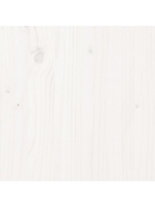 Gultas rāmis, balts, priedes masīvkoks, 100x200 cm
