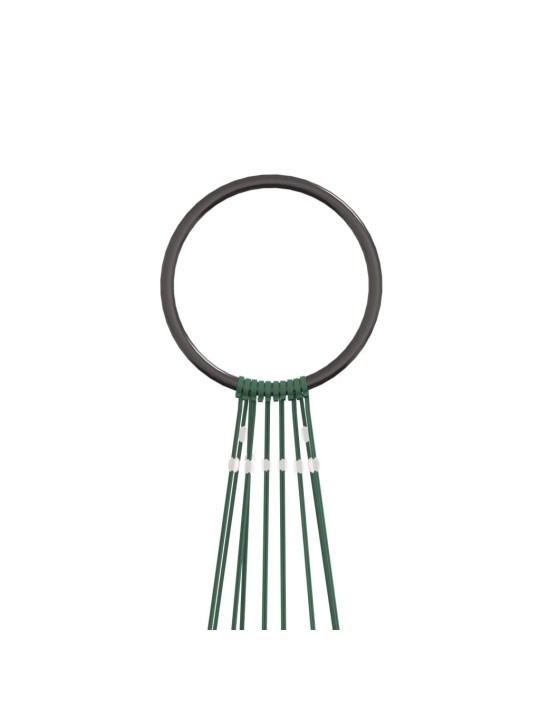 Ziemassvētku egle karoga mastam, 310 silti baltas LED, 300 cm