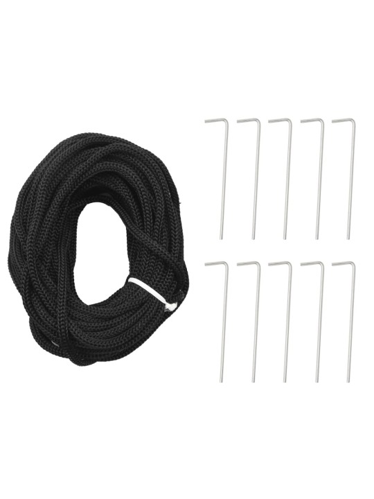 Ziemassvētku egle karoga mastam, 310 krāsainas LED, 300 cm