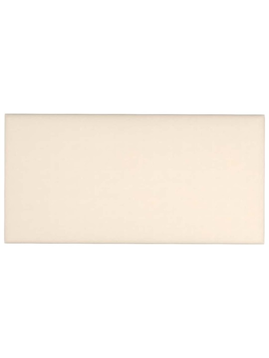 Sienas paneļi, 12 gab., krēmkrāsas, 60x30 cm, samts, 2,16 m²