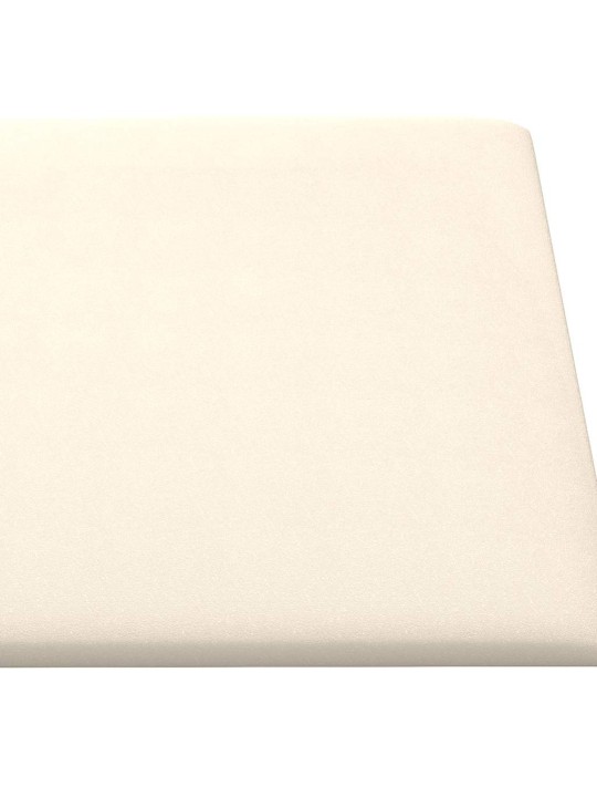 Sienas paneļi, 12 gab., krēmkrāsa, 90x15 cm, samts, 1,62 m²
