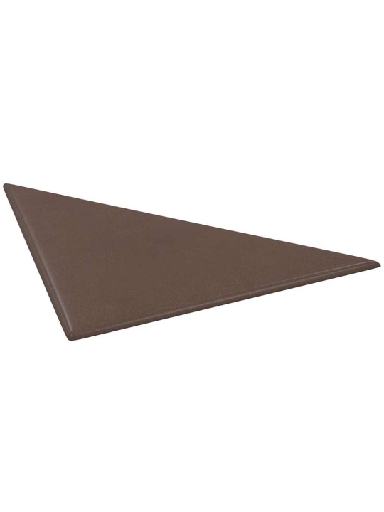 Sienas paneļi, 12 gab., brūni, 30x30 cm, mākslīgā āda, 0,54 m²