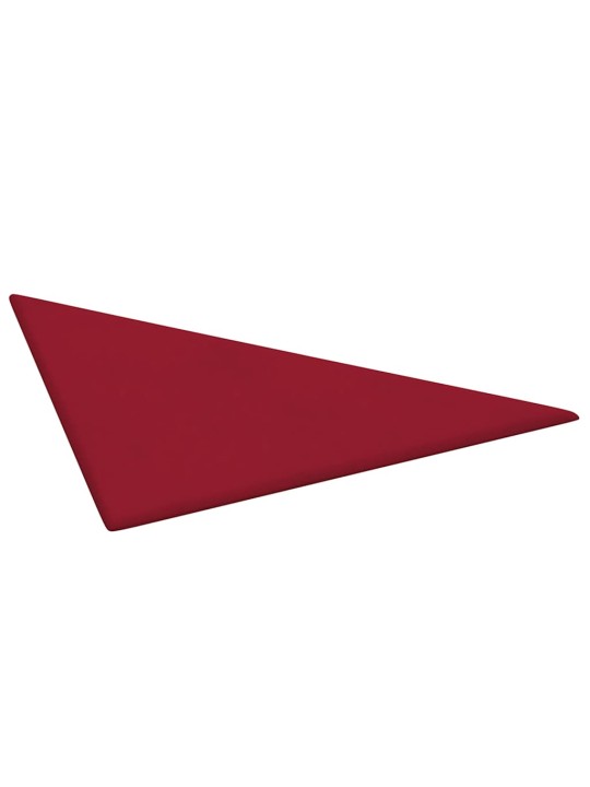 Sienas paneļi, 12 gab., vīnsarkani, 30x30 cm, samts, 0,54 m²