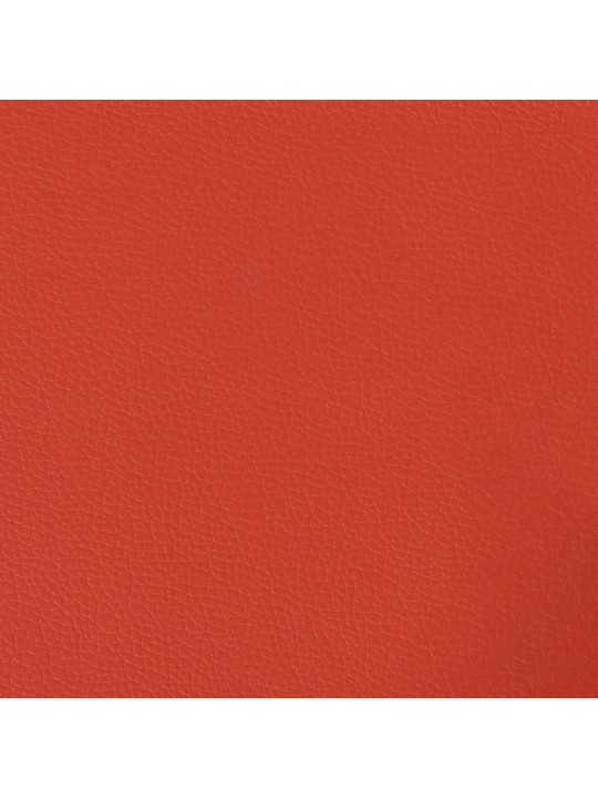 Sienas paneļi, 12 gb., sarkani, 30x15 cm, mākslīgā āda, 0,54 m²