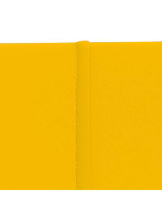 Sienas paneļi, 12 gab., dzelteni, 60x30 cm, samts, 2,16 m²