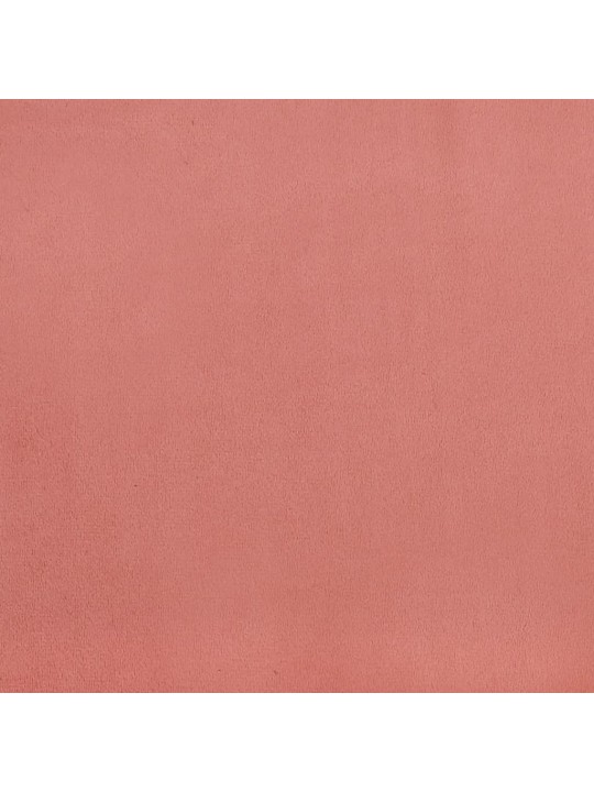 Sienas paneļi, 12 gab., rozā, 90x15 cm, samts, 1,62 m²