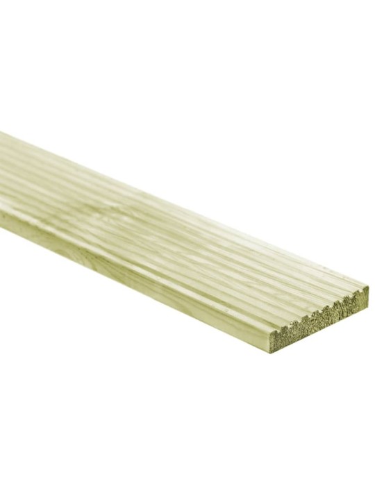 Terases seguma dēļi, 32 gab., 4,64 m², 1 m, impregnēta priede