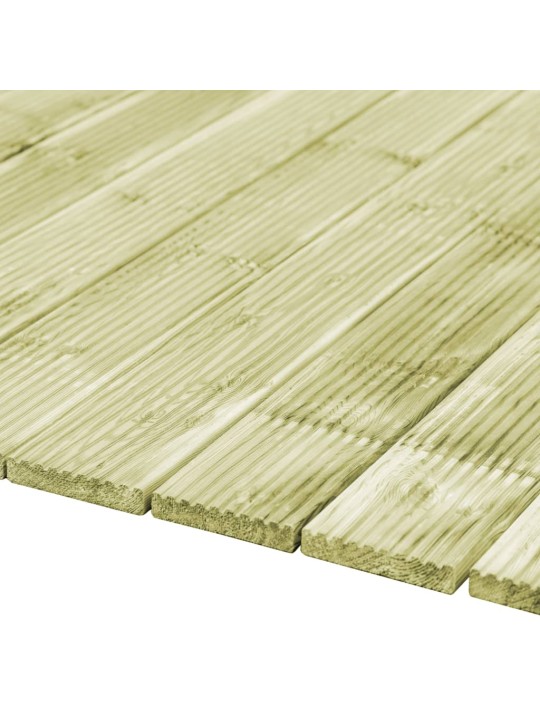Terases seguma dēļi, 32 gab., 4,64 m², 1 m, impregnēta priede