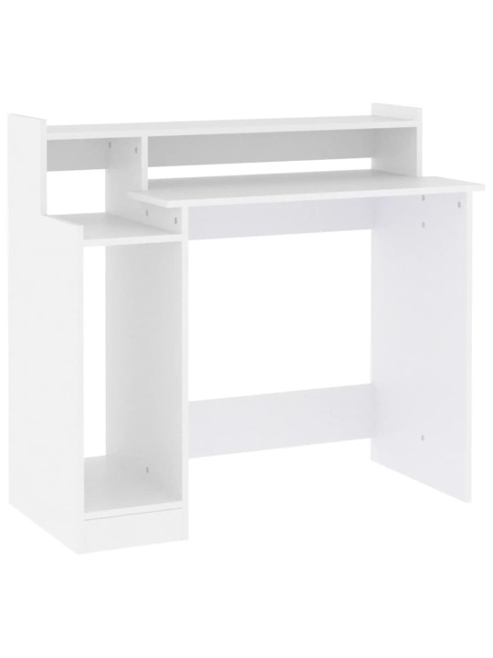 Rakstāmgalds, led, balts, 97x45x90 cm, inženierijas koks