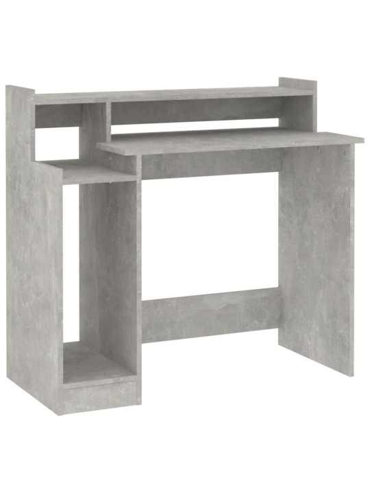 Rakstāmgalds, led, betonpelēks, 97x45x90 cm, inženierijas koks