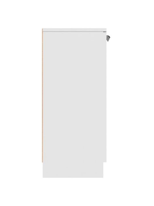 Kumode, balta, 60x30x70 cm, inženierijas koks
