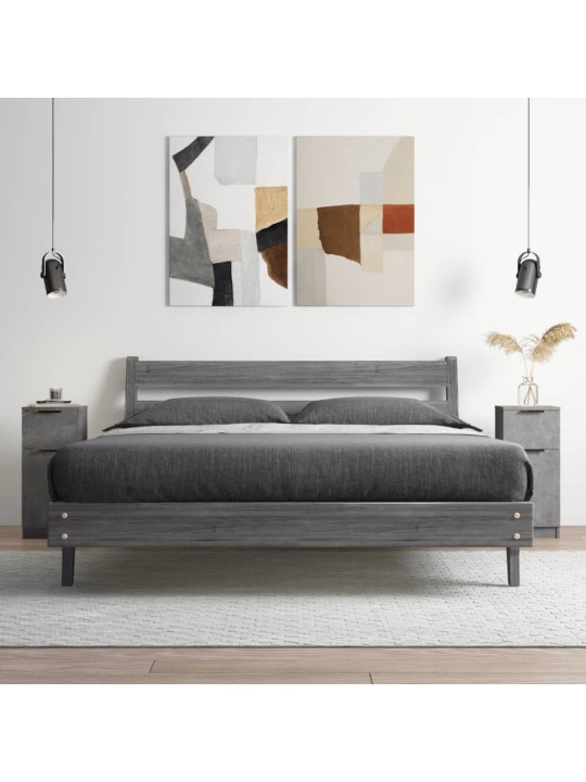 Kumodes, 2 gab., betona pelēkas, 30x30x70 cm, inženierijas koks