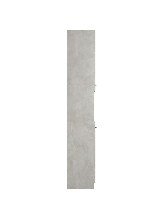 Vannasistabas skapis, pelēks, 32x34x188,5 cm, inženierijas koks