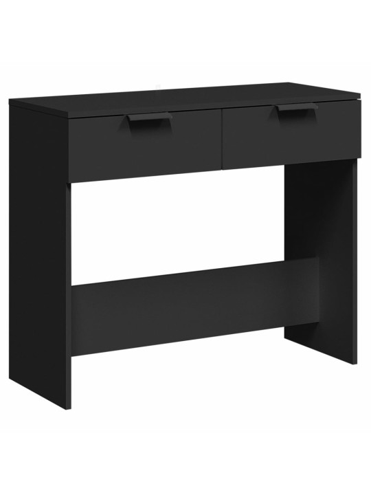 Konsoles galdiņš, melns, 90x36x75 cm, inženierijas koks
