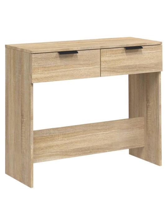 Konsoles galdiņš, ozola krāsa, 90x36x75 cm, inženierijas koks