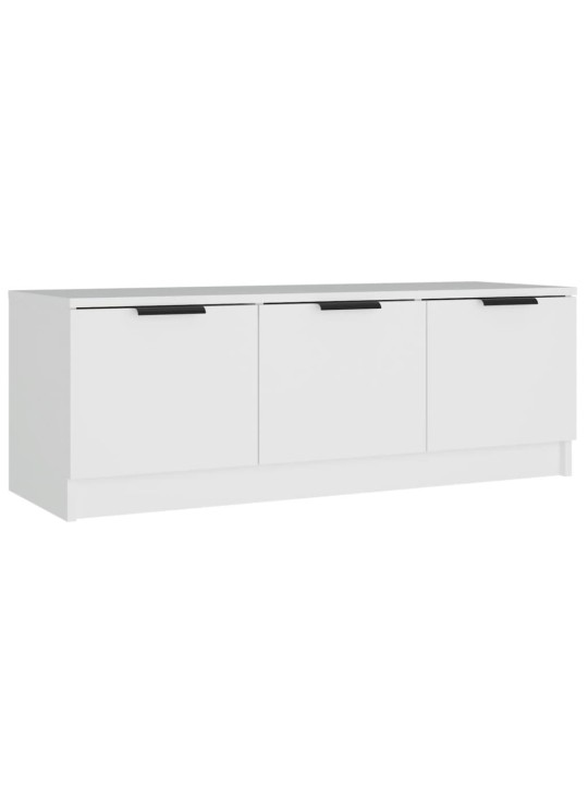 Tv skapītis, balts, 102x35x36,5 cm, inženierijas koks