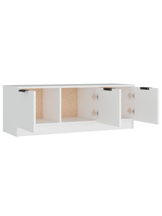 Tv skapītis, balts, 102x35x36,5 cm, inženierijas koks