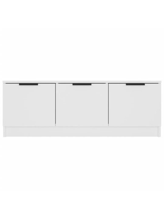 Tv skapītis, balts, 102x35x36,5 cm, inženierijas koks