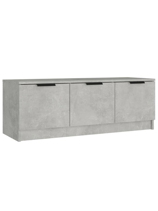 Tv skapītis, betona pelēks, 102x35x36,5 cm, inženierijas koks