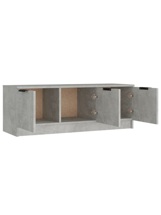Tv skapītis, betona pelēks, 102x35x36,5 cm, inženierijas koks