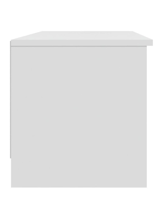 Tv skapītis, balts, 102x35,5x36,5 cm, inženierijas koks