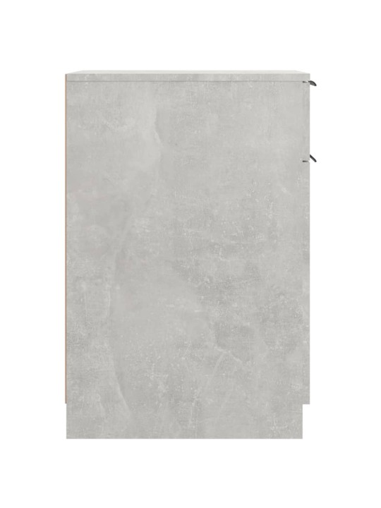 Rakstāmgalda skapītis, pelēks, 33,5x50x75 cm, inženierijas koks