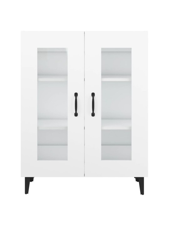 Kumode, balta, 69,5x34x90 cm, inženierijas koks
