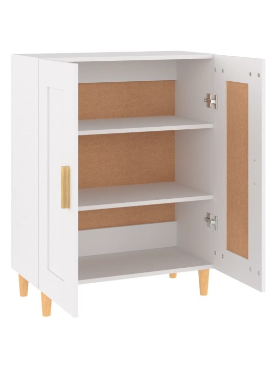 Kumode, balta, 69,5x34x90 cm, inženierijas koks
