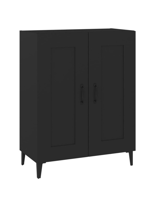 Kumode, melna, 69,5x34x90 cm, inženierijas koks