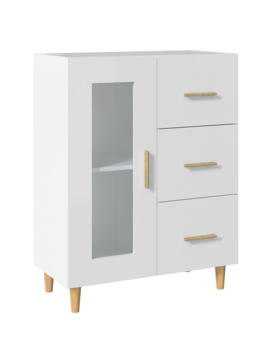 Kumode, balta, 69,5x34x90 cm, inženierijas koks