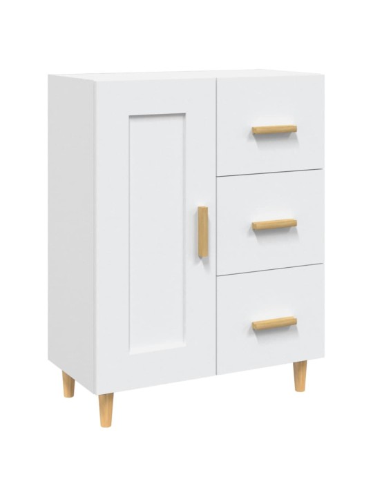 Kumode, balta, 69,5x34x90 cm, inženierijas koks