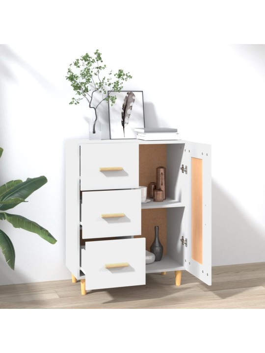 Kumode, balta, 69,5x34x90 cm, inženierijas koks