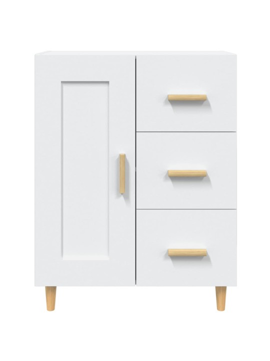 Kumode, balta, 69,5x34x90 cm, inženierijas koks