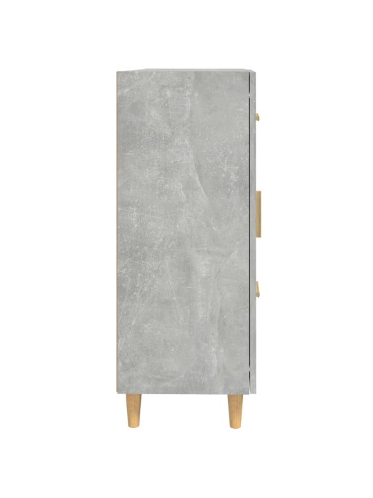 Kumode, betona pelēka, 69,5x34x90 cm, inženierijas koks