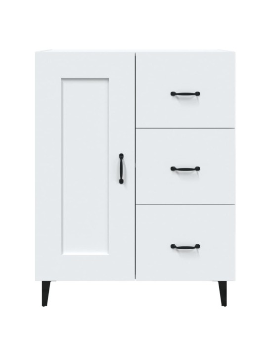 Kumode, balta, 69,5x34x90 cm, inženierijas koks