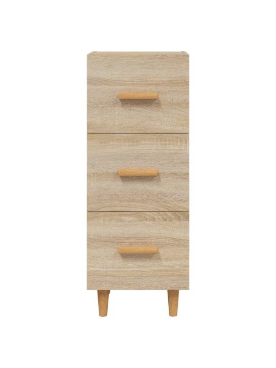 Kumode, ozolkoka krāsa, 34,5x34x90 cm, inženierijas koks