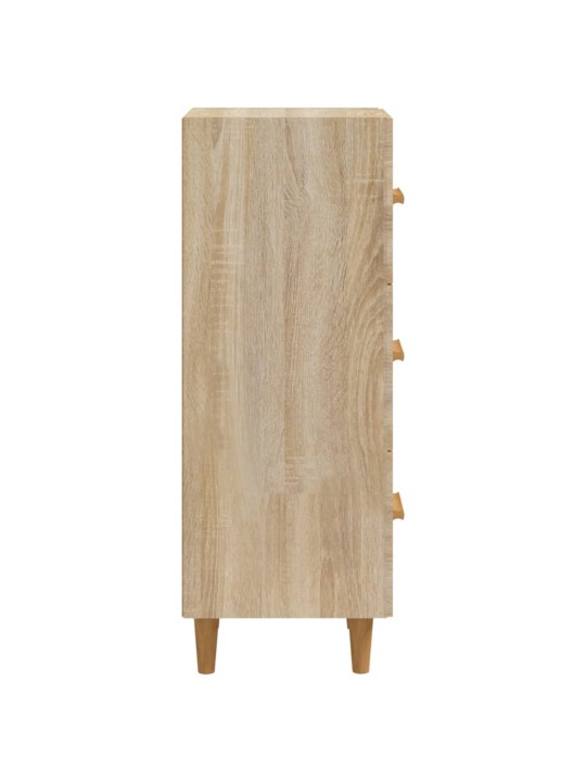 Kumode, ozolkoka krāsa, 34,5x34x90 cm, inženierijas koks