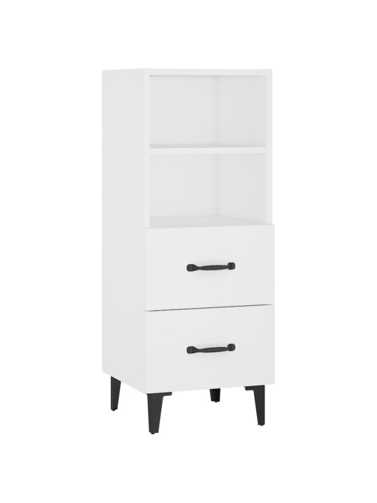 Kumode, balta, 34,5x34x90 cm, inženierijas koks