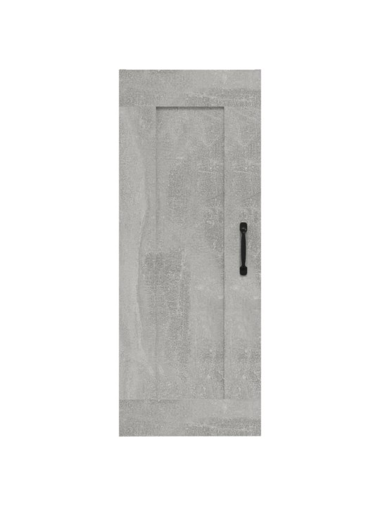 Piekarams skapītis, betonpelēks, 35x34x90 cm, inženierijas koks