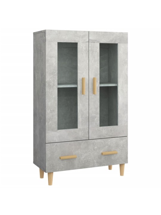 Augstais skapītis, betonpelēks, 70x31x115 cm, inženierijas koks