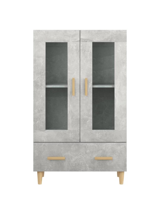 Augstais skapītis, betonpelēks, 70x31x115 cm, inženierijas koks