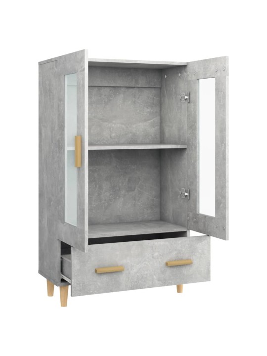 Augstais skapītis, betonpelēks, 70x31x115 cm, inženierijas koks