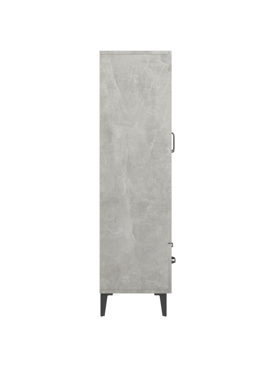 Augstais skapītis, betonpelēks, 70x31x115 cm, inženierijas koks