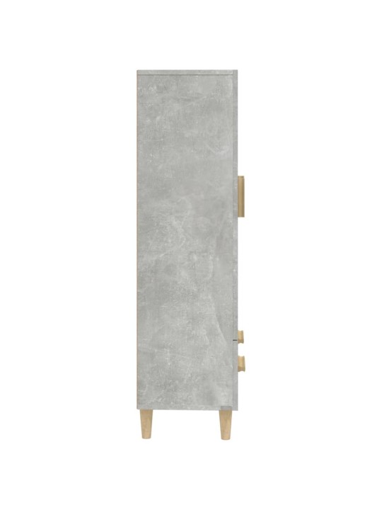 Augstais skapītis, betonpelēks, 70x31x115 cm, inženierijas koks