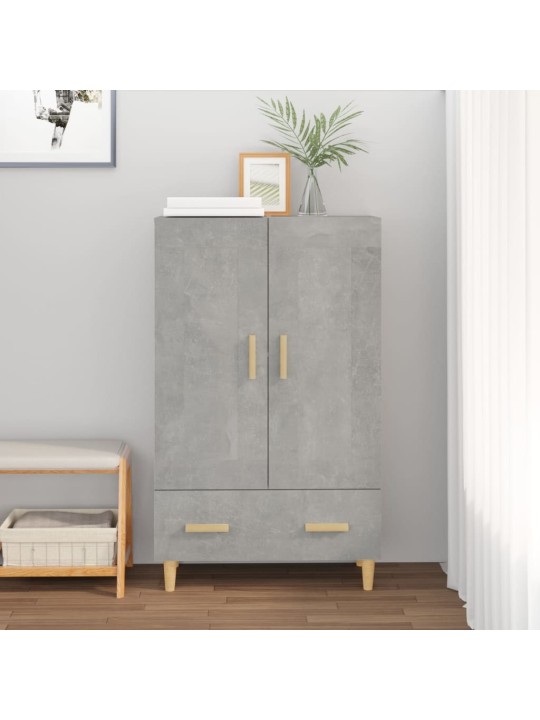 Augstais skapītis, betonpelēks, 70x31x115 cm, inženierijas koks